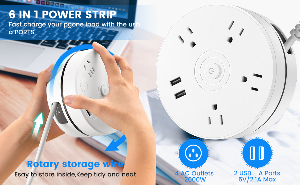 retractable power strip surge protector，retractable power strip usb c