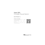BLUETTI Apex 300 user manual for setup and safety instructions