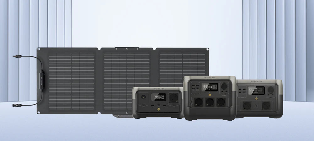EcoFlow 60w Solar Panel with EcoFlow River 2 Series