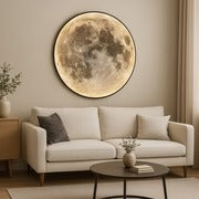 Moon lamp on table